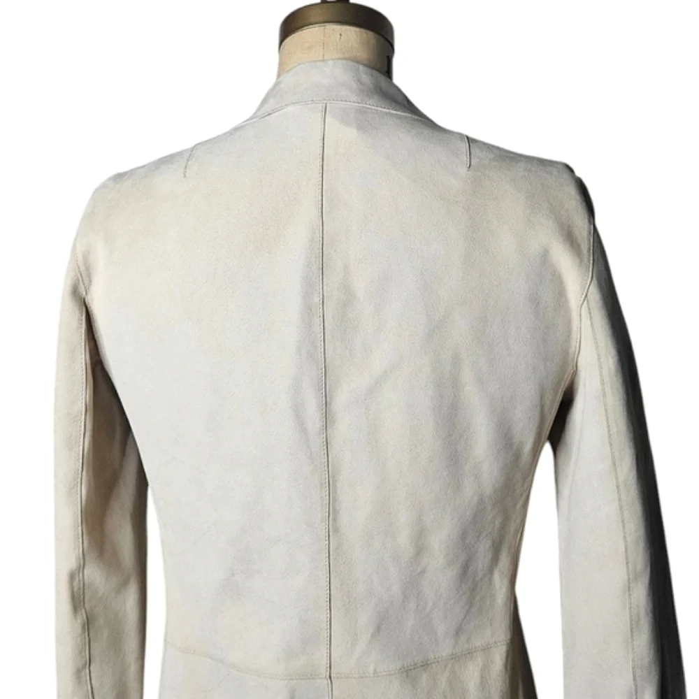 Akris Punto | Lambskin Suede Jacket | Women's | Size 4_12